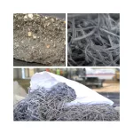Eco Twist 54. 21 kg (7x3 kg/zsák). Csavart, kötegelt monofil szál (54 mm) - ipari padló beton készítéséhez