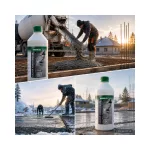 Fagyásgátló betonadalékszer -10°C-ig -szilárdulás gyorsító koncentrátum 1L. A beton kötésének gyorsítására. 1L