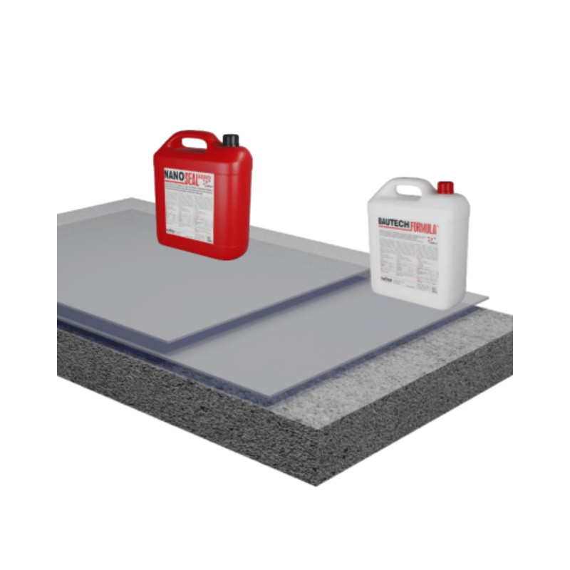 BAUTECH® NANOSEAL - Lítium-szilikát tömítő és tömörítő beton padlókhoz. 5l